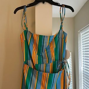 NWT Staud dress with crossed back